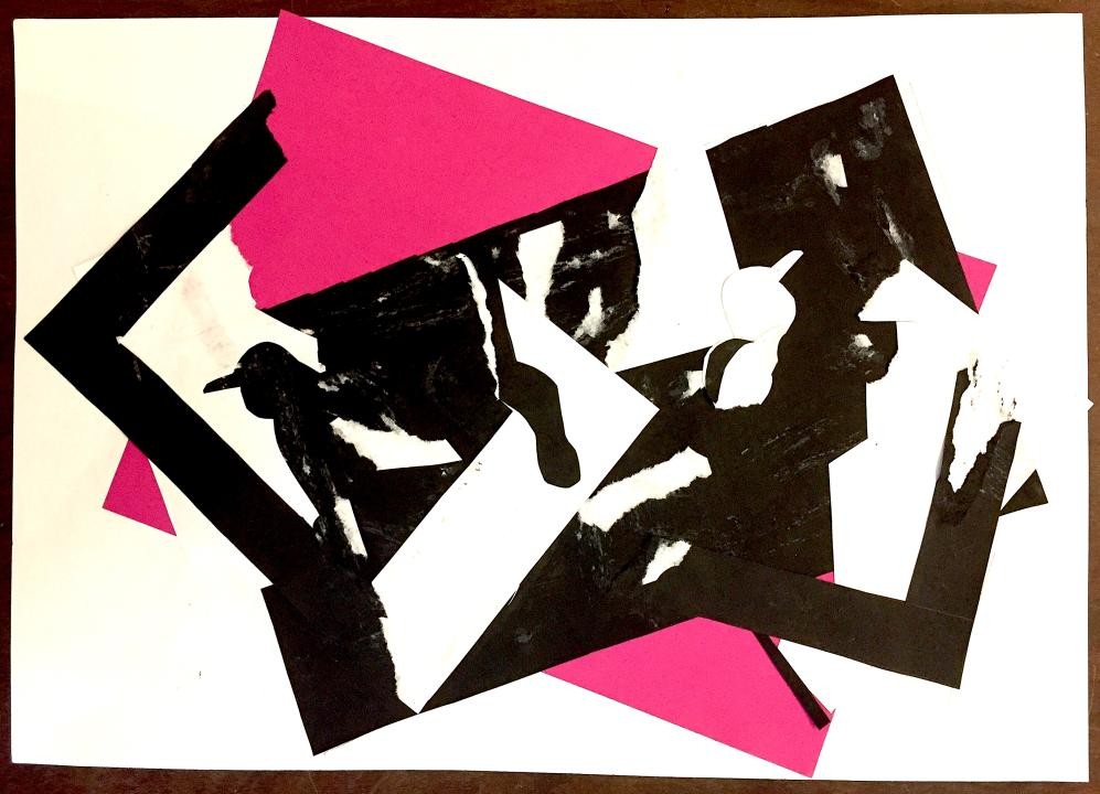 Zwischen 4 Ecken: Schwerpunkt Collage