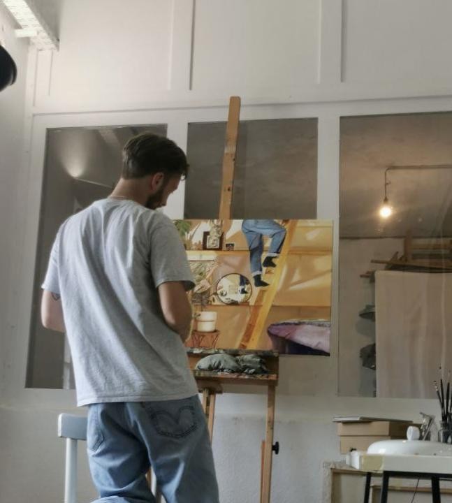 Portrait in Acryl