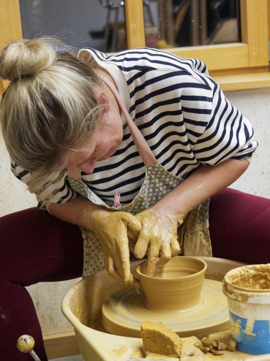 Drehen auf der Töpferscheibe Kurs 5