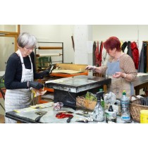 Druckwerkstatt am Vormittag