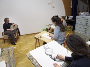 Figur. Portrait. Modellzeichnen.