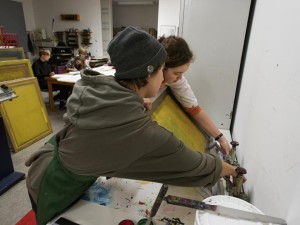 ROUND ABOUT ART #1 Siebdruck